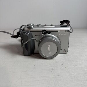 Canon PowerShot G3 4.0MP Digital Camera Silver UNTESTED